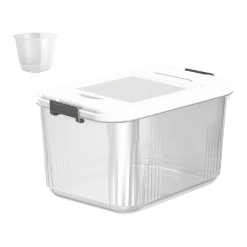 Rice Storage Container White Sealed 17.5 kg 1