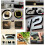 Large DIY wall clock 3D frameless silver 8