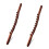 Guasha scraping stick wooden massage tool 2 pcs 1