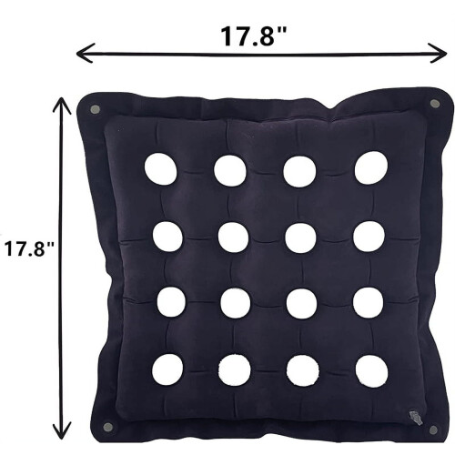 Butt Pressure Relief Cushion with Inflatable Pump Beige 1