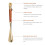 Wood Horn Lifter Household Tool Smooth Surface 32CM 7