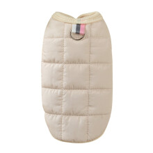 Dog Coat Warm Waterproof Beige British Style