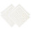White sticker gems for kids face makeup 4 sheets 1