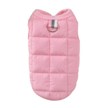 Dog Coat Warm Waterproof British Style Pink XL