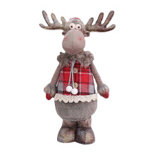 Christmas Deer Elk Desktop Ornament Telescopic Decor