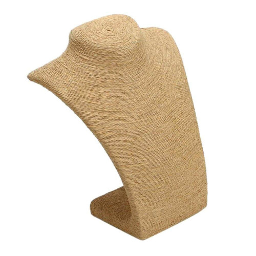 Necklace Pendant Display Bust Stand Khaki 2