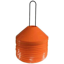 Vinyl Field Marker Disks Set with Metal Caddy 50 pcs