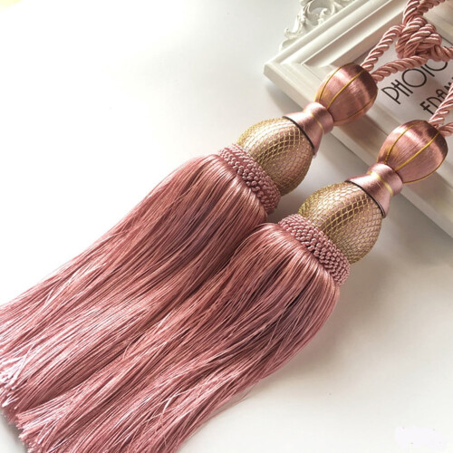Curtain Tie Backs with Ball Tassels 2 pcs