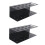 Wall Mounted Acrylic Marker Holder with 10 Slots, Black 1