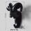 3D Goat Head Wall Hook Resin Heavy-Duty Hat and Key Holder 8