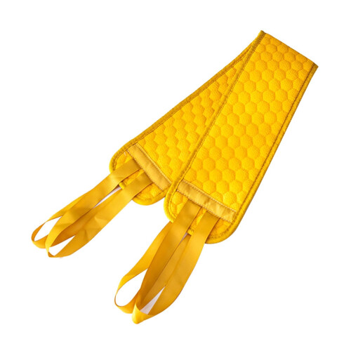 TRIEIY back scrub towel yellow 1 piece 1