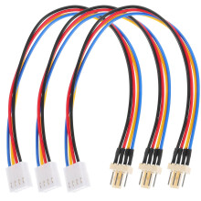PC case fan splitter cable 4-pin 3 pcs