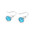 ifundom titanium steel earrings blue 1 pair 1