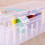 TrueClos sewing thread storage box 42 spools clear plastic 4