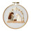 Christmas Embroidery Kit with Hoop and Threads, 1 Set 1