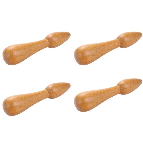Wooden Massage Stick Sandalwood 4-Pack