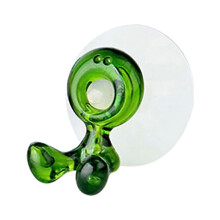 Huayishang toothbrush holder green suction wall mount
