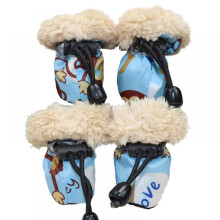 Dog Shoes for Small Dogs Anti-Slip Waterproof 4 Pcs