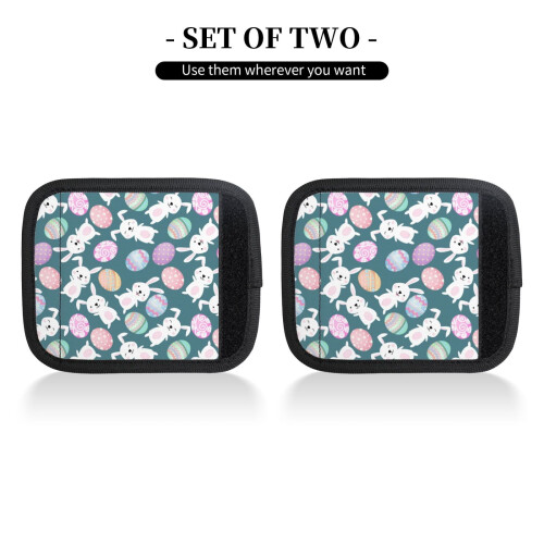 Luggage Handle Wraps Rabbit Pattern 2 Pcs 2