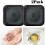 Shower Drain Cover Black Square 2-Pack 1