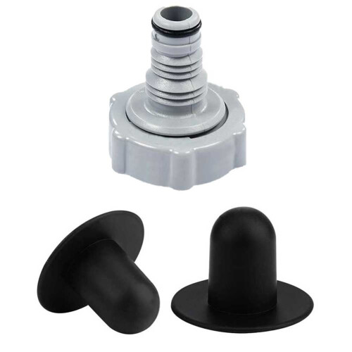 GYZEE black drain valve replacement for pool adapter 32 mm