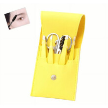 Stainless Steel Tweezers Set Precision Eyebrow Removal 6 Pcs