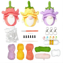 Crochet Kit for Beginners with Instructions and Videos 3 pcs