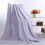 Inerposs Cooling Ice Blanket Purple Breathable Lightweight 1