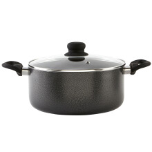 Imusa caldero Dutch oven nonstick 4.8 qt glass lid