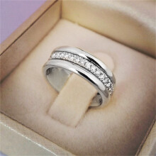 Princess Cut Diamond Couple Ring for Women