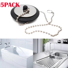 Bathtub Drain Plug with Chain 5 pcs