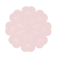 Silicone Peach Blossom Insulation Placemat 1 Piece