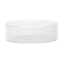 Acrylic fillable clear cake riser tier 3-pack