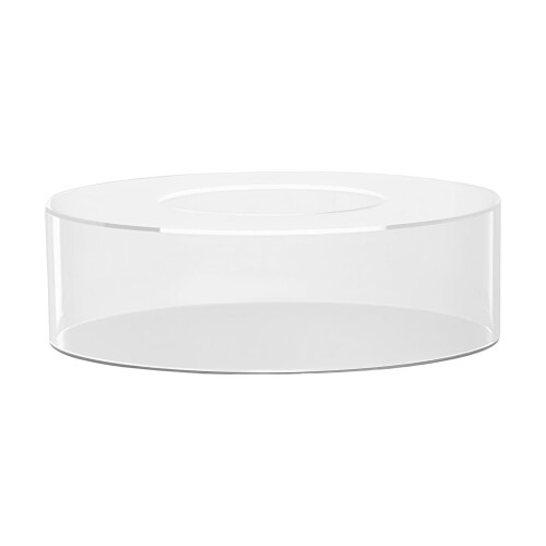 Acrylic fillable clear cake riser tier 3-pack