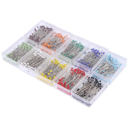 Glass Ball Head Sewing Pins 1000 pcs High-Quality