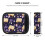 Luggage Handle Wraps Lavender Flowers Skull 2 pcs 2