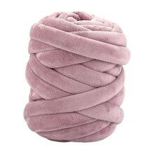 Dusky Pink Chunky Tube Yarn 250g