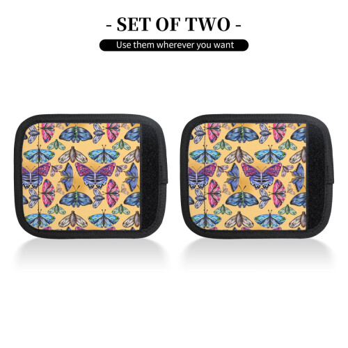 Luggage Handle Wraps Compatible with Butterfly 3 - 2 Pcs 2