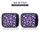 Luggage Handle Wraps Crystal Skull Flower 2 Pcs 3
