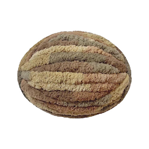 Wool Yarn Bulky Brown Khaki 100g