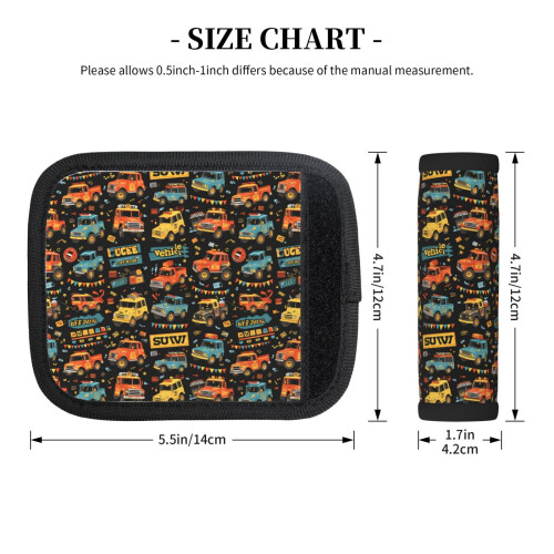Luggage Handle Wraps Colorful 2 Pcs 1