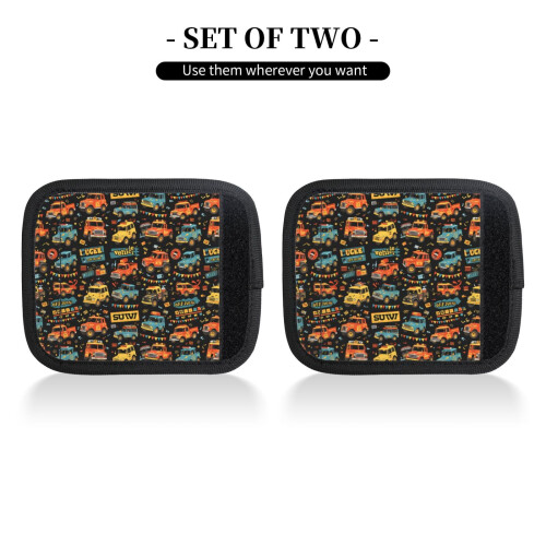 Luggage Handle Wraps Colorful 2 Pcs 2