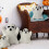 Ghost Pillow Halloween Decorative Plush Pillow White 20 cm 2