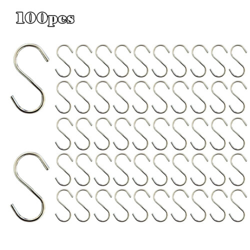 S-hook steel 10-pack 2.2 inch