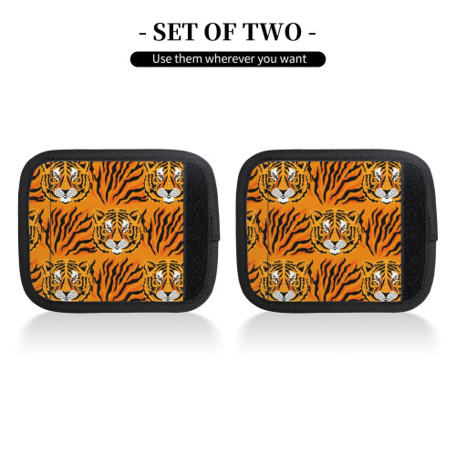 Luggage Handle Wraps Tiger Design 2 Pcs 2