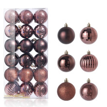 Christmas Green Shatterproof Ornaments Set 36 pcs 1.2 inch