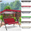 Hanxiulin replacement canopy cover for swing seat 2- or 1
