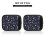 Luggage Handle Wraps Autumn Leaves Blue 2 Pcs 3