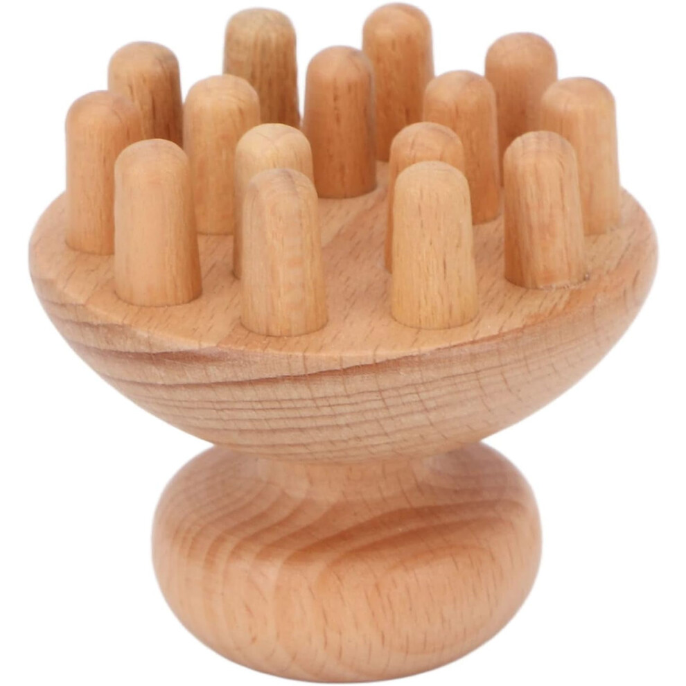 Wooden Scalp Massager for Head Relaxation and Circulation