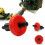 Electric Jump Start Drill Bit Adapter Black Red 70x45x45mm 1